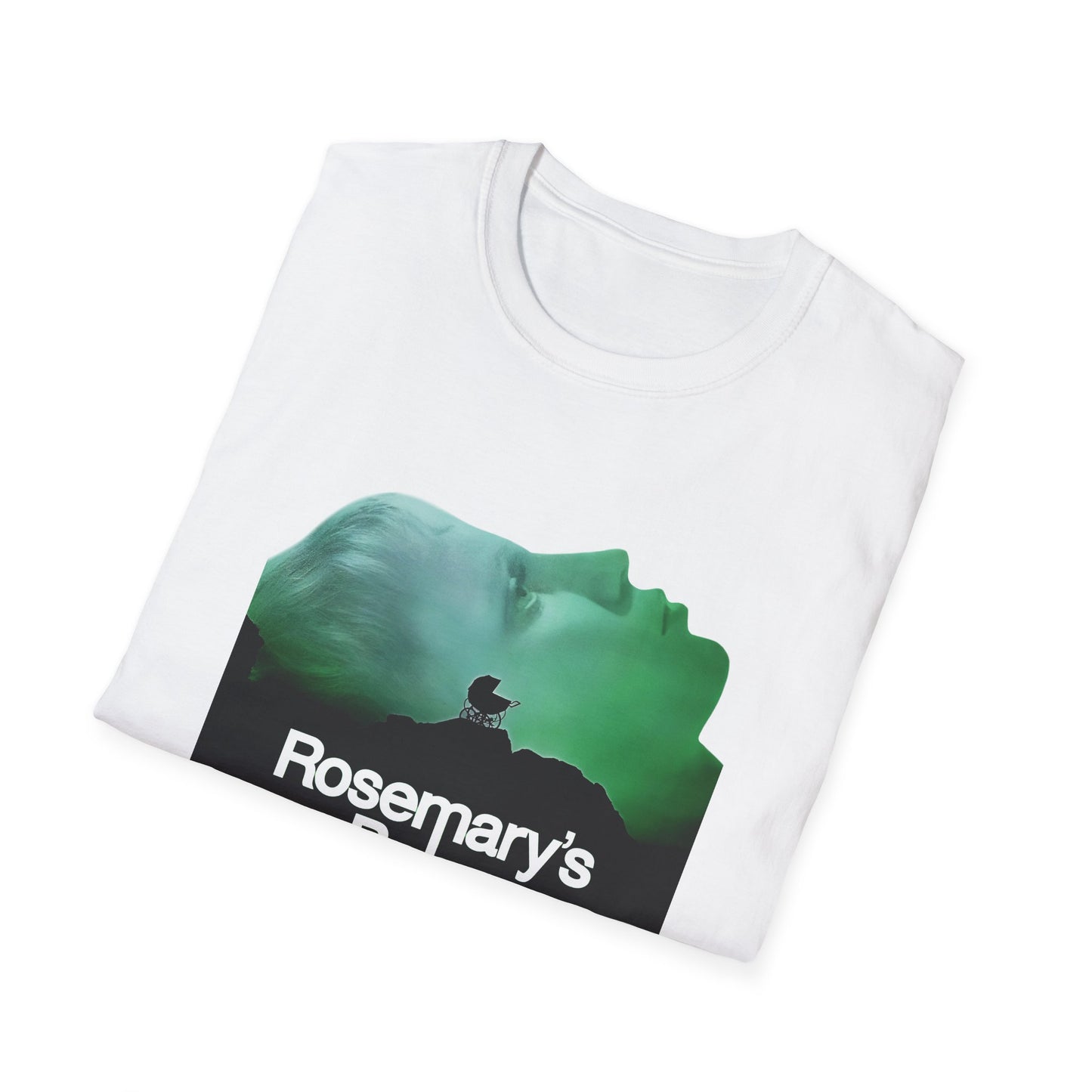 1968 roman polanski's rosemary's baby movie poster tshirt