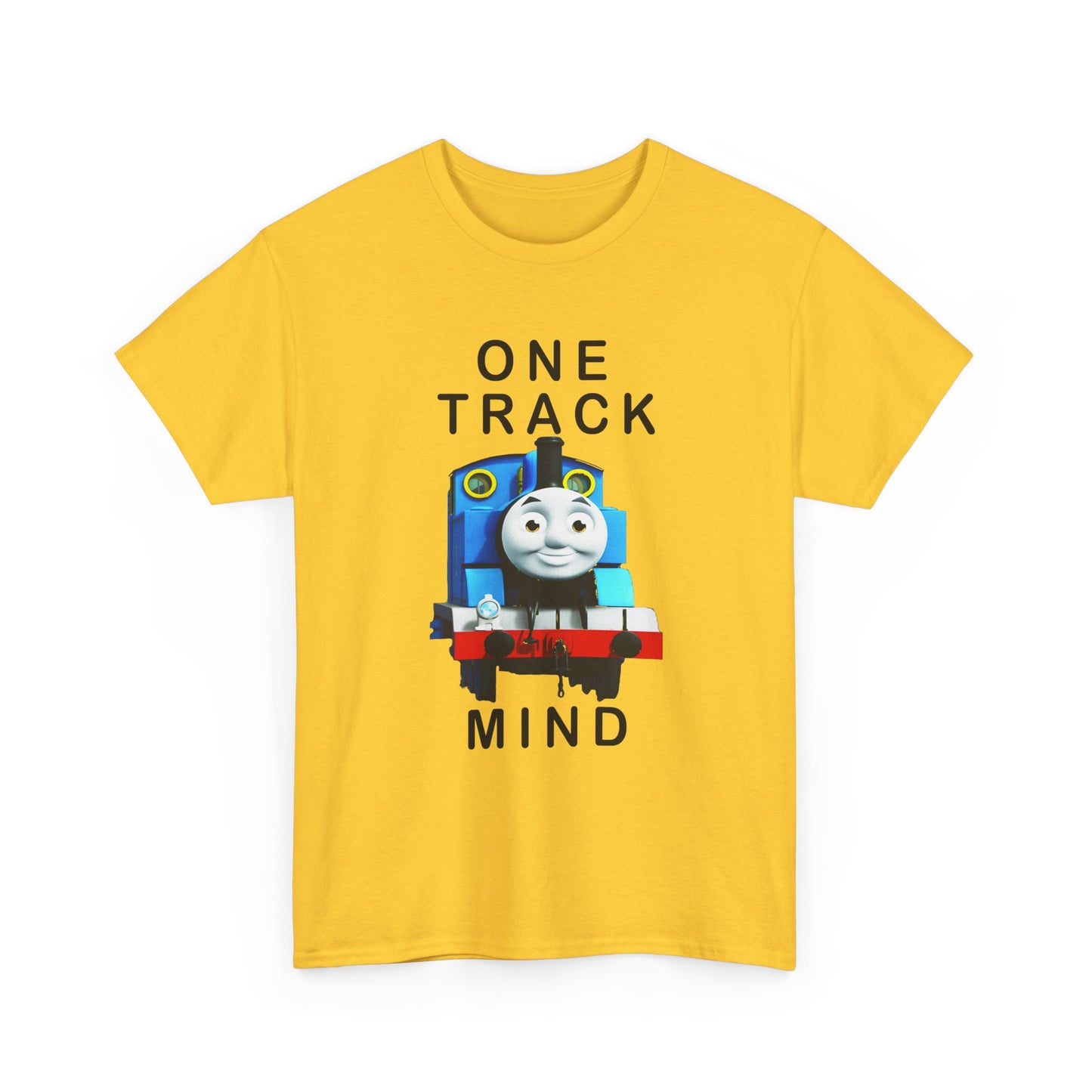 thomas the tank engine one track mind dumb tshirt