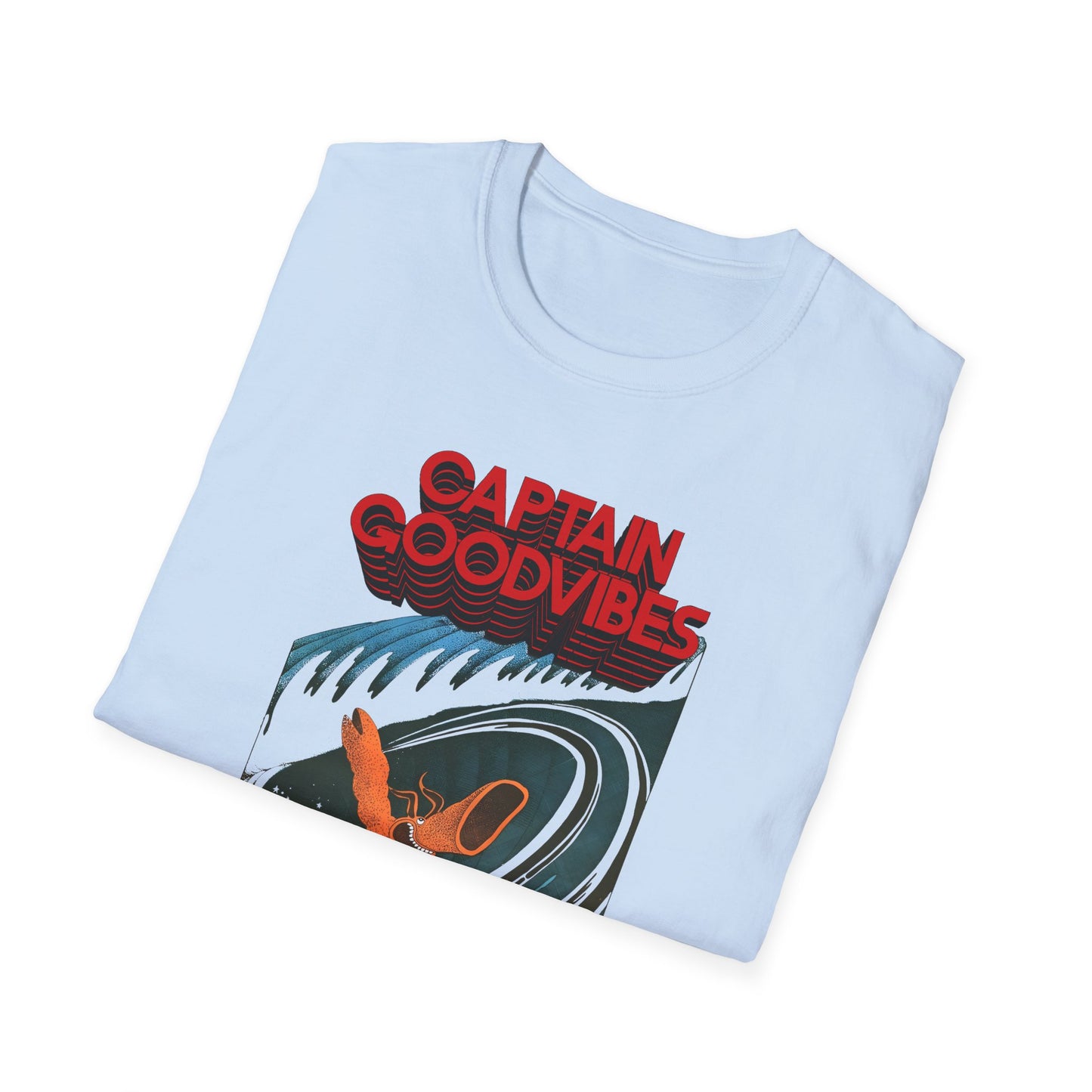 1975 underground australian surf comic illustration by tony edwards re colourized reproduction tshirt