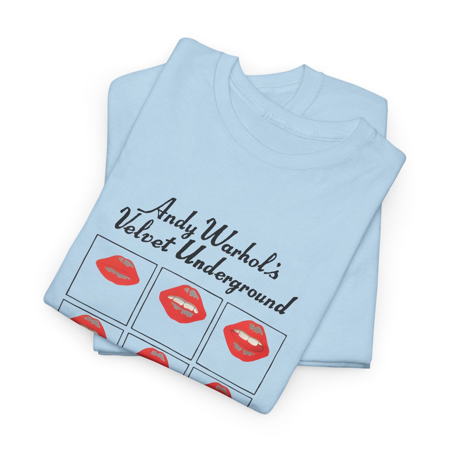 andy warhol's velvet underground featuring nico lips tshirt