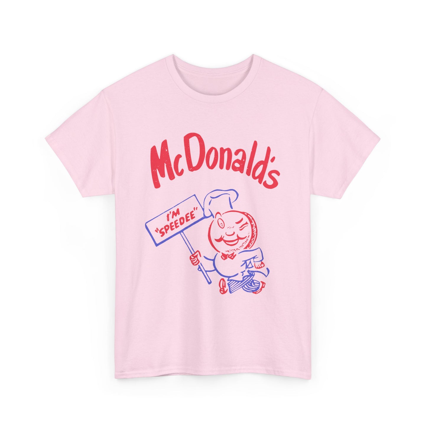 1950s vintage mcdonalds distressed logo reproduction tshirt