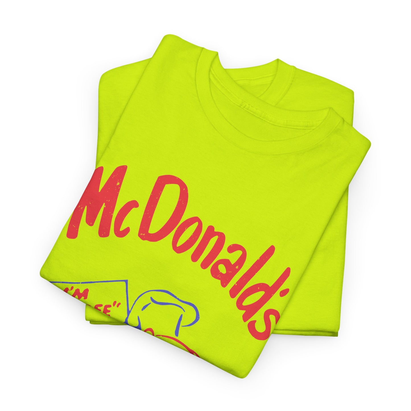 1950s vintage mcdonalds distressed logo reproduction tshirt