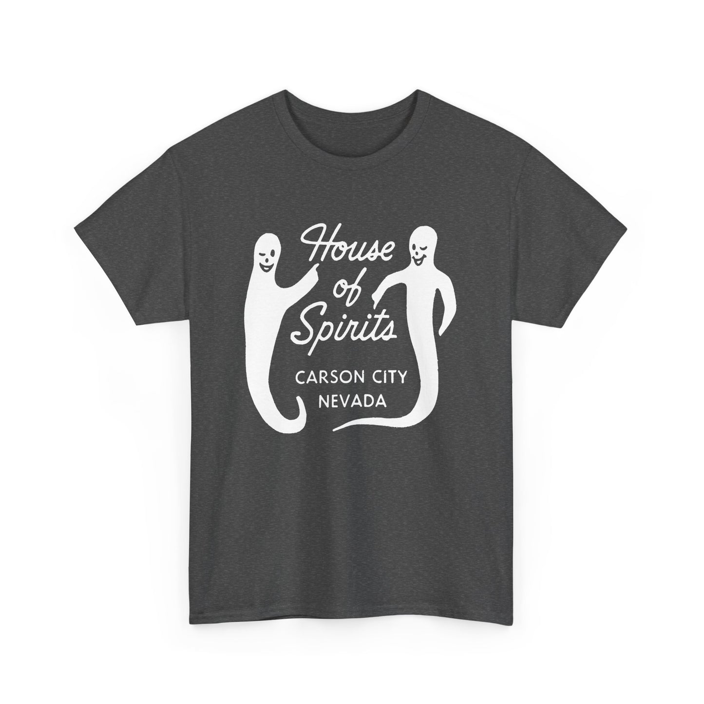 vintage matchbox house of spirits carson city nevada graphic tshirt