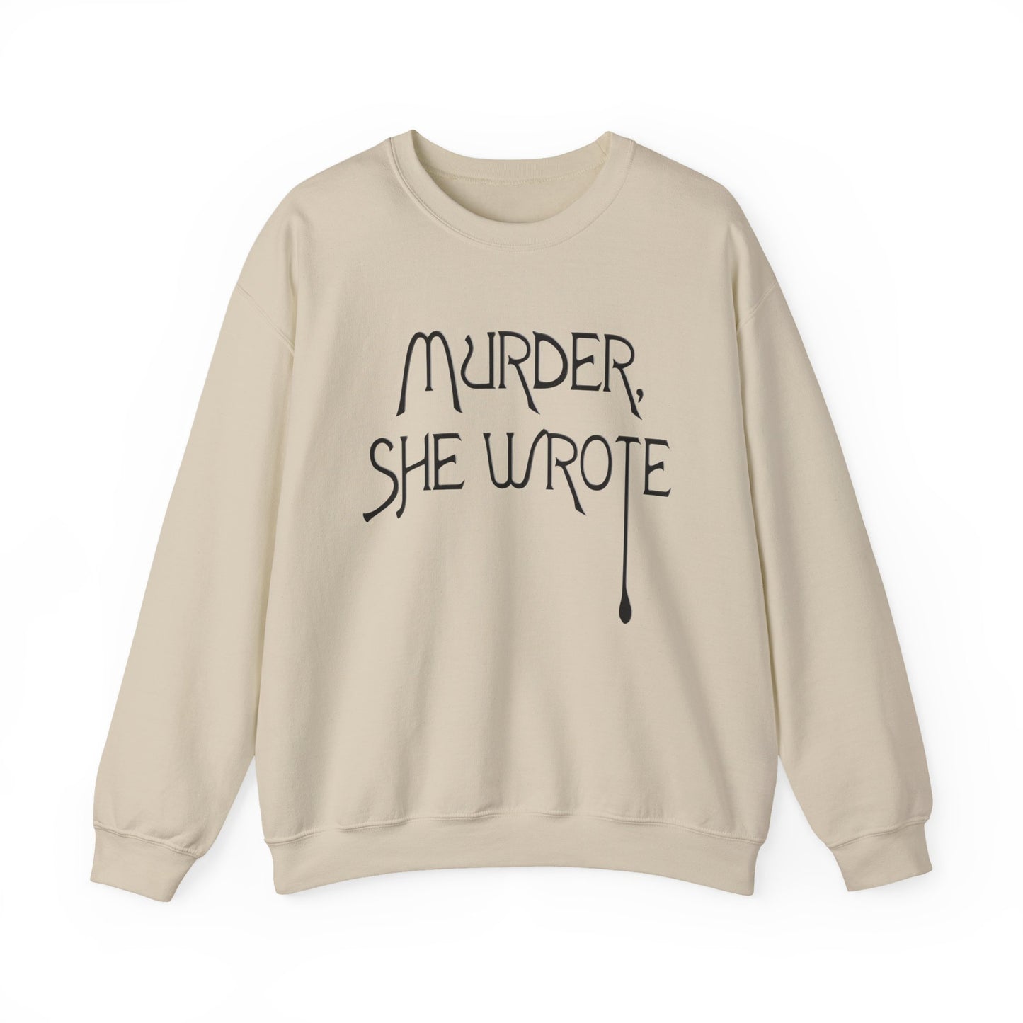 murder, she wrote vintage style unisex heavy blend crewneck sweatshirt