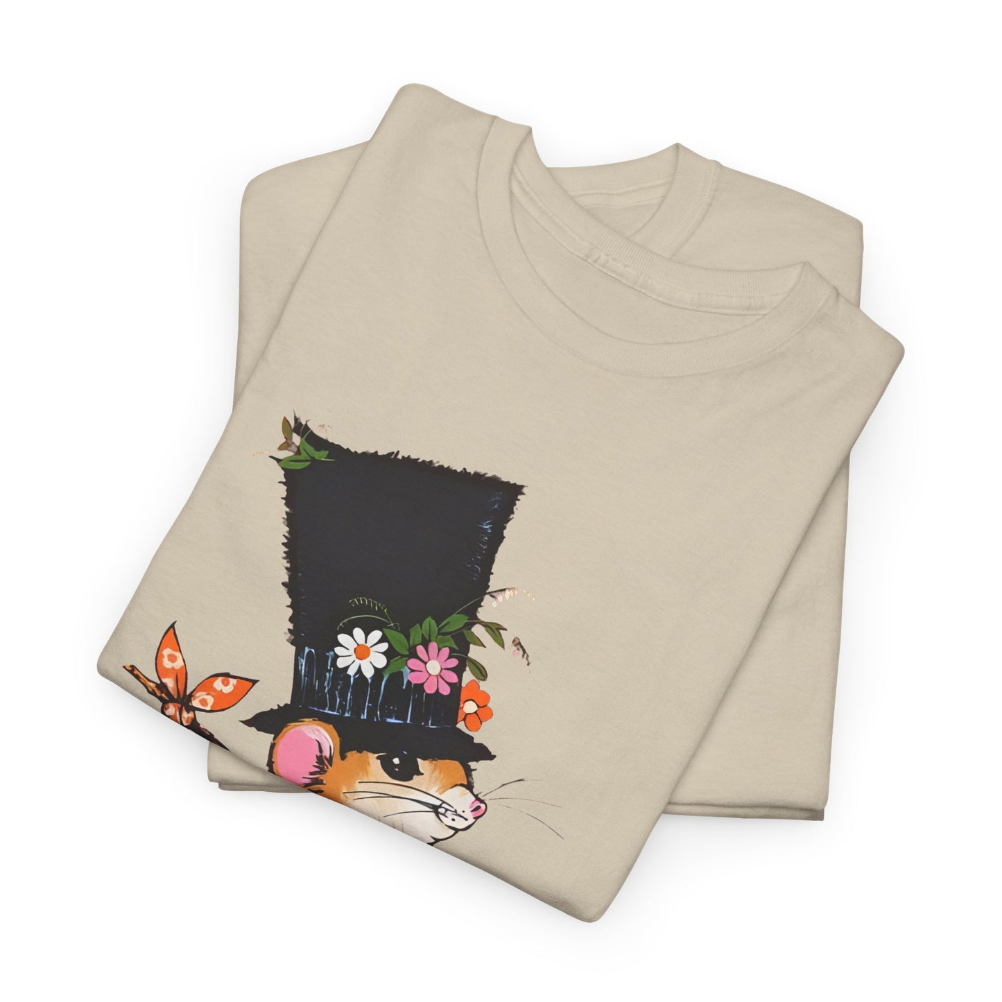1970s vintage graphic novelty hobo mouse reproduction tshirt