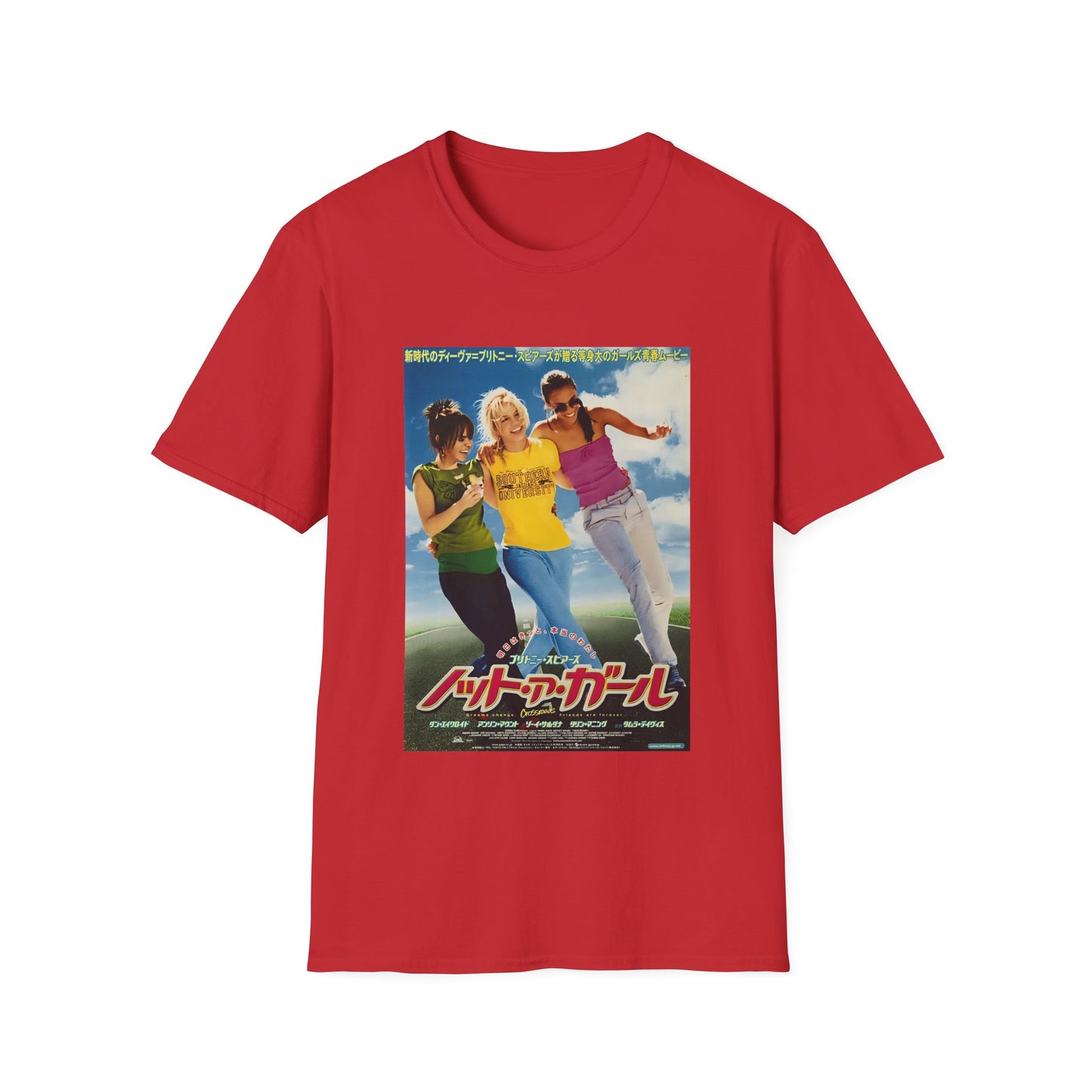 2002 japanese movie poster tshirt britney spears crossroads