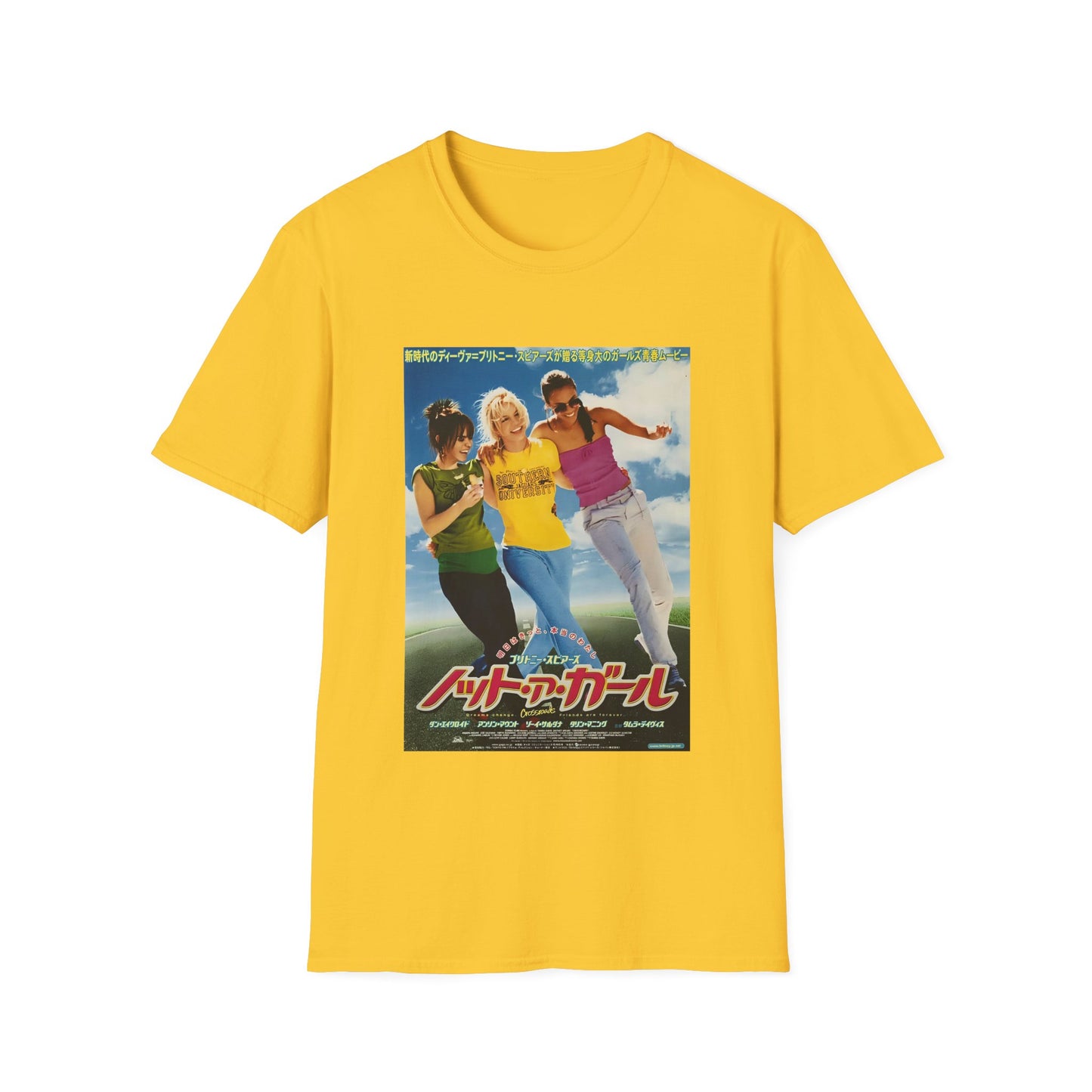 2002 japanese movie poster tshirt britney spears crossroads