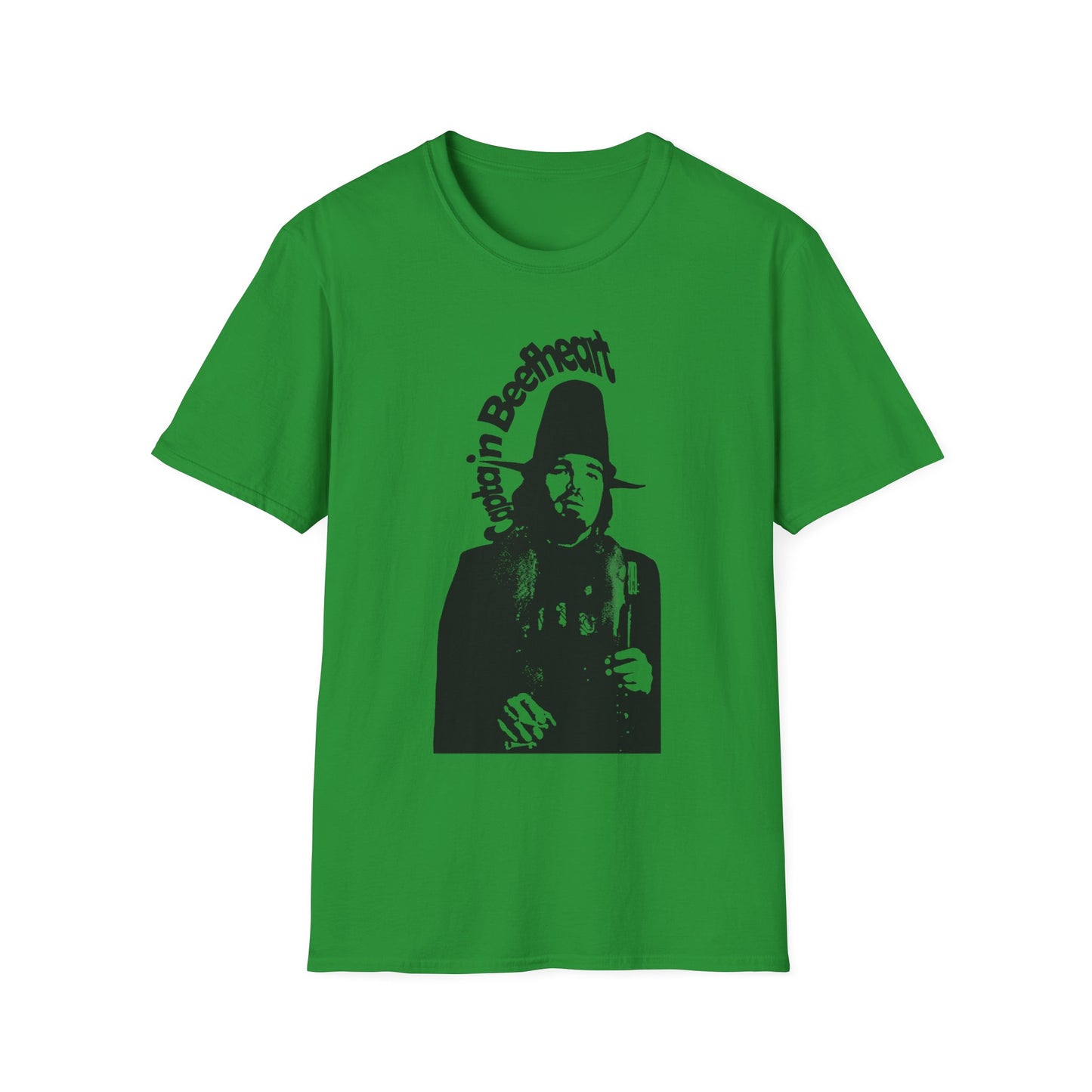captain beefheart stencil in black tshirt