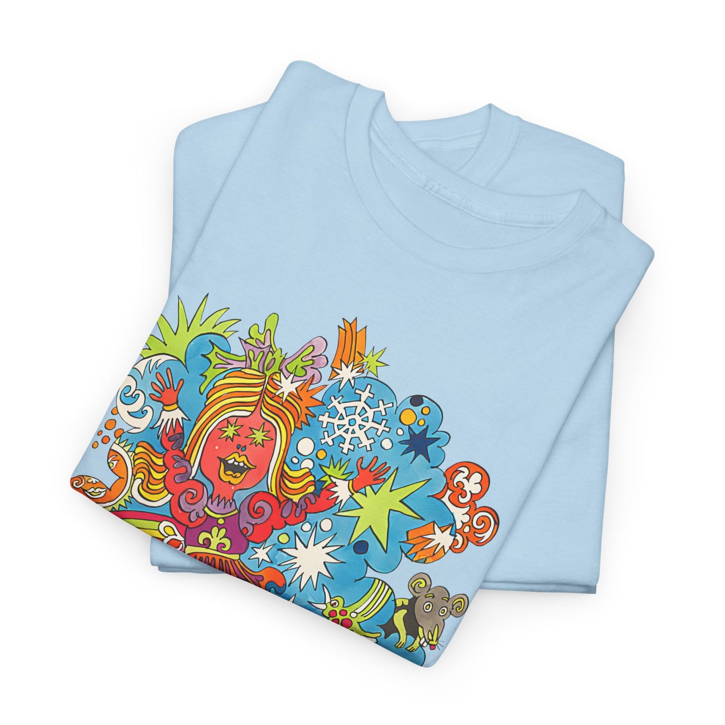1970 stars slovak illustration by miroslav cipar reproduction tshirt