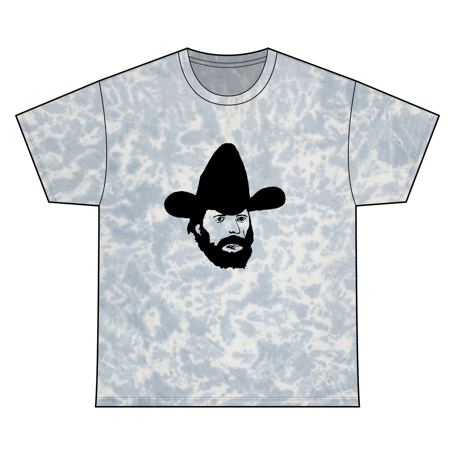 johnny paycheck 1970s country outlaw legend i'm the only hell my mama ever raised original drawing tie dye alternate tshirt