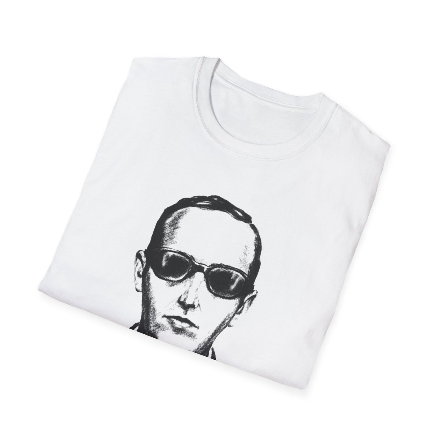 d.b. cooper fbi sketch tshirt