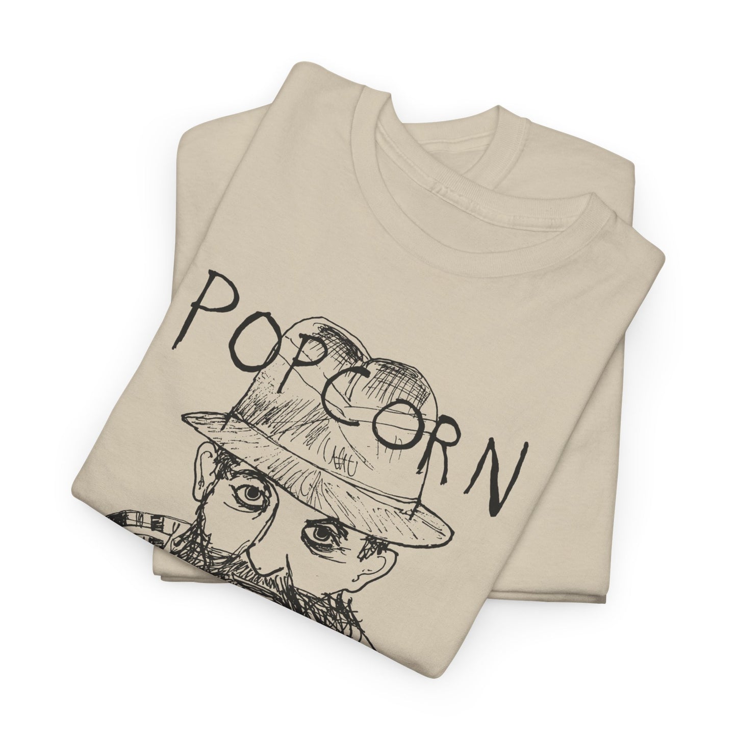 original drawing popcorn sutton fan art tshirt