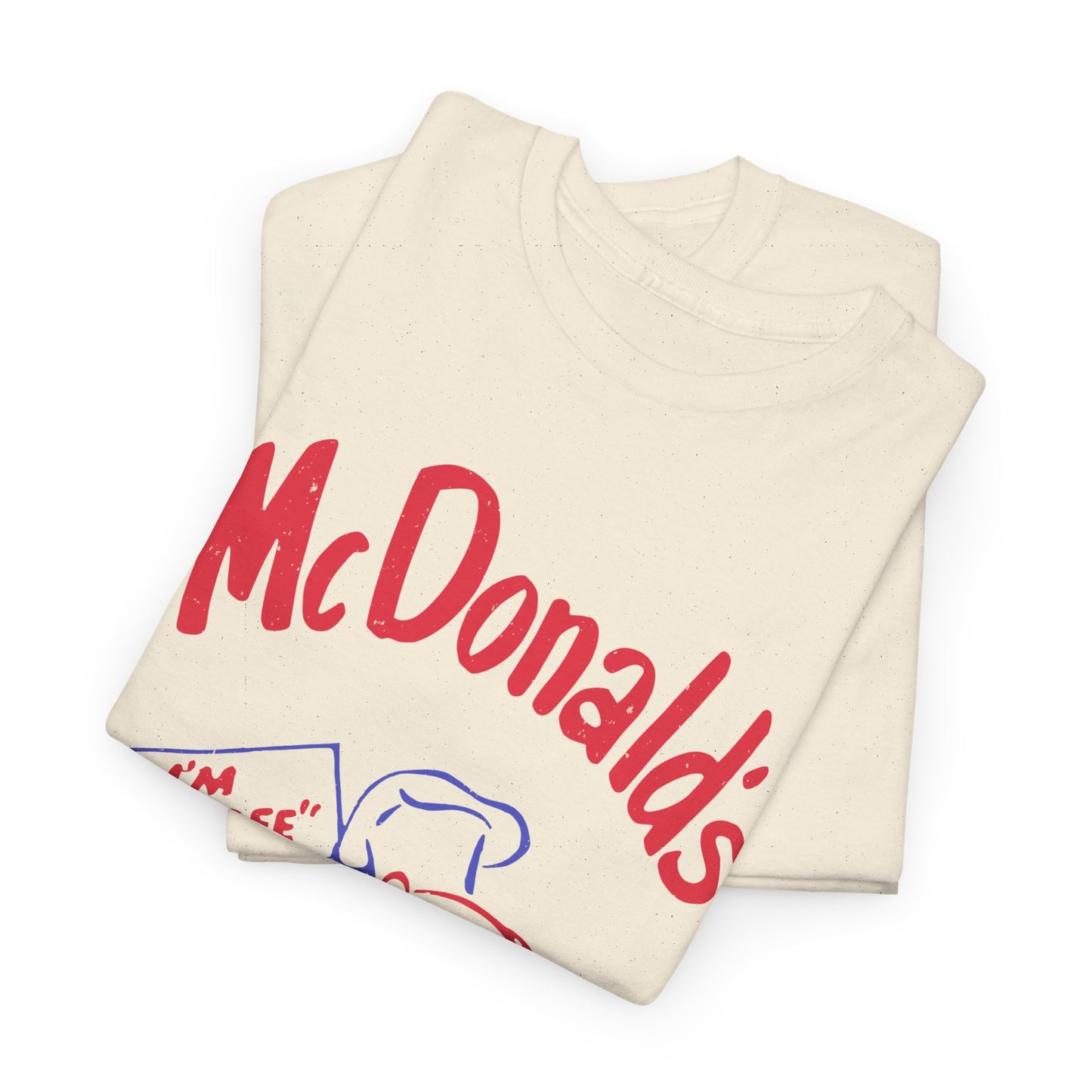 1950s vintage mcdonalds distressed logo reproduction tshirt