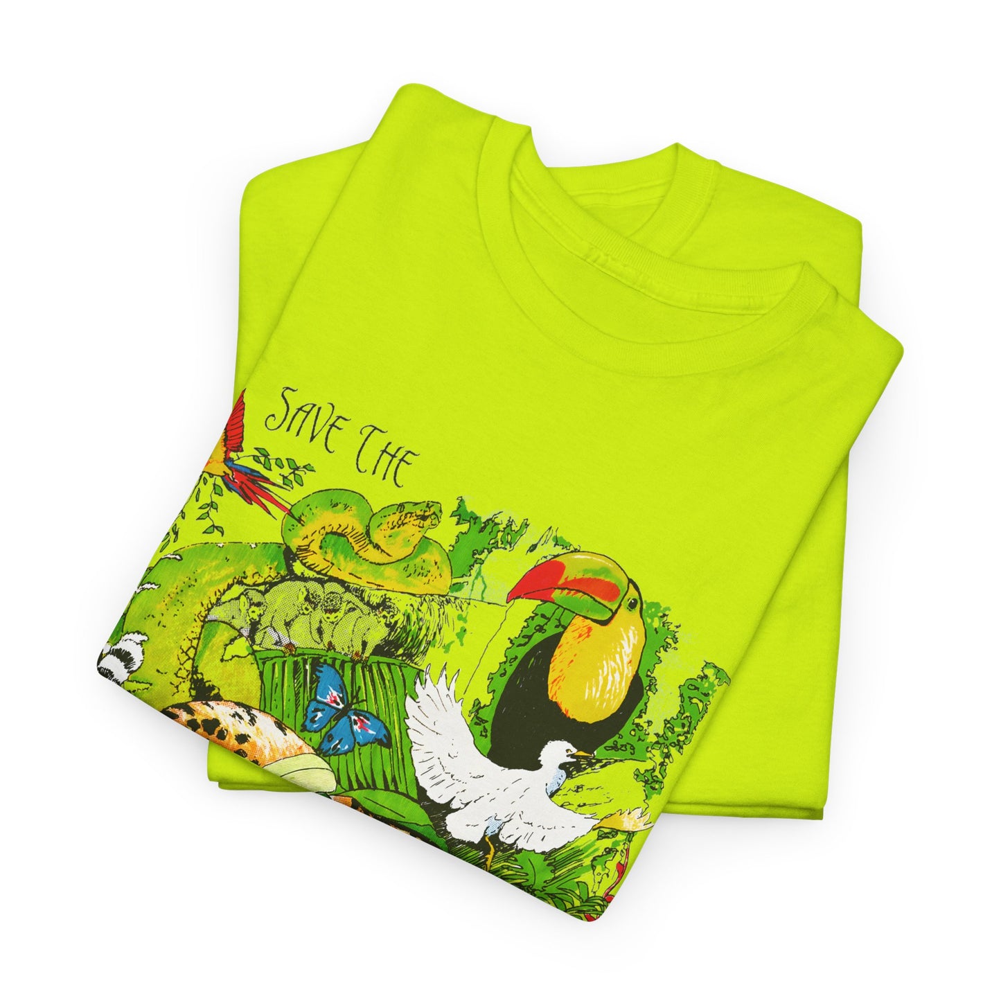 1993 vintage save the rainforest reproduction tshirt