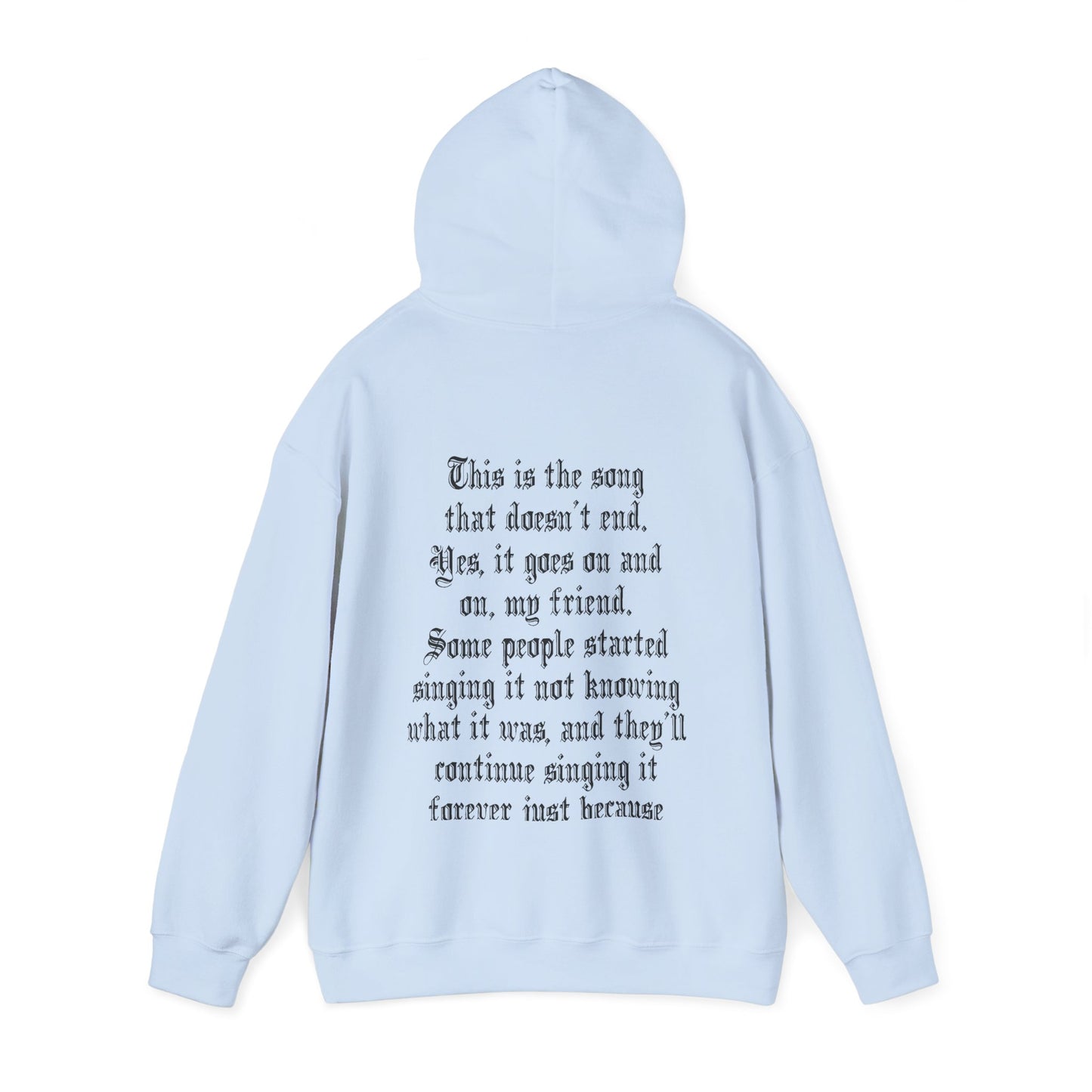 this is the song that doesn't end lamb chops hoodie