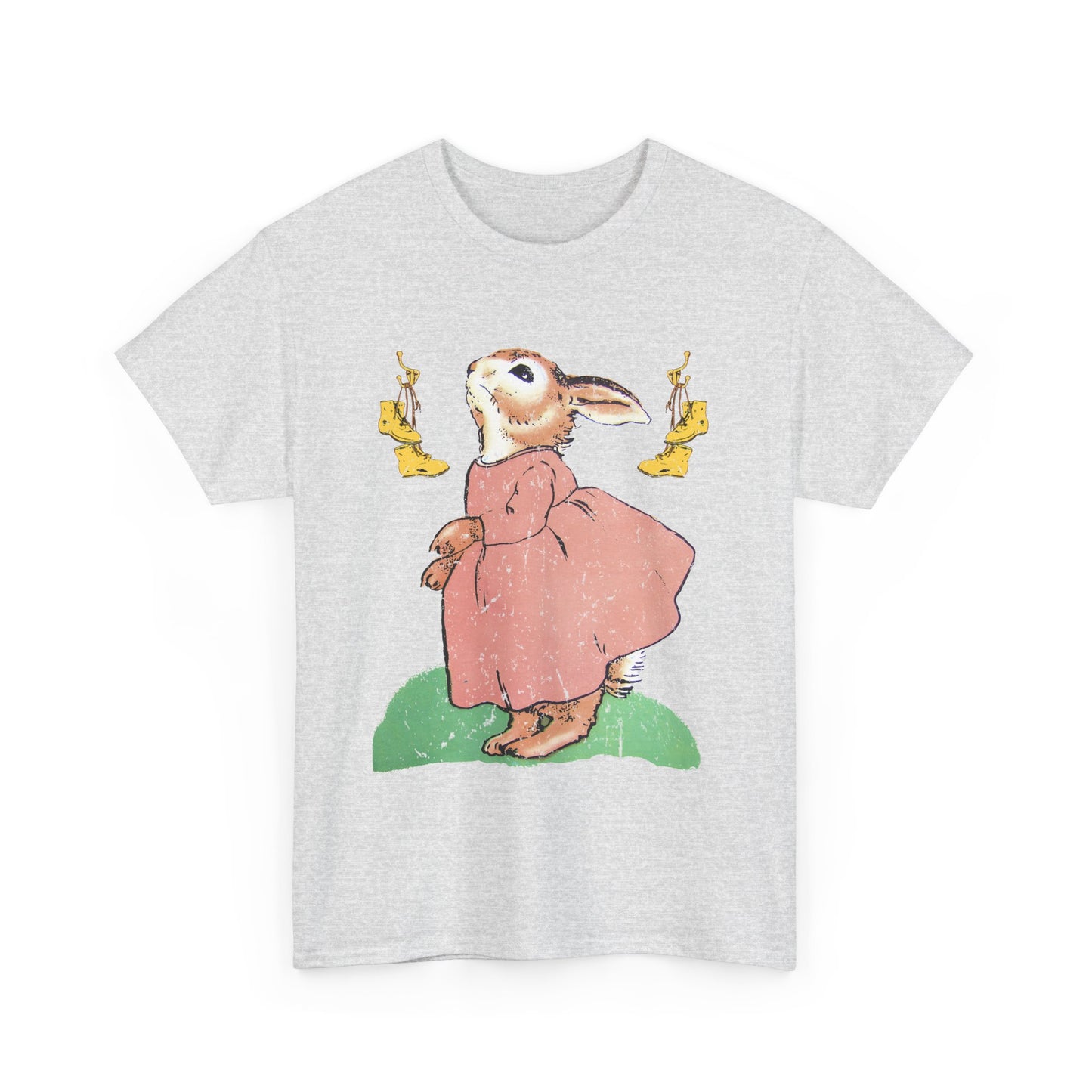 1939 the country bunny and the little gold shoes distressed fan art graphic reproduction tshirt