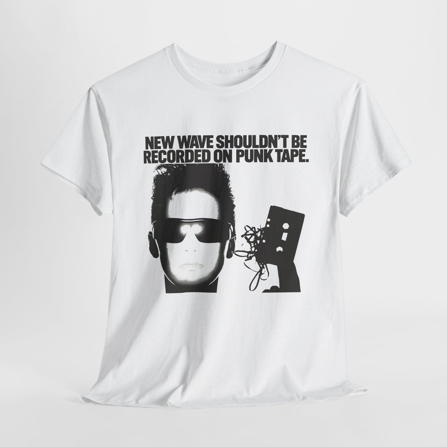 1983 maxell cassette tape new wave punk advertisement tshirt