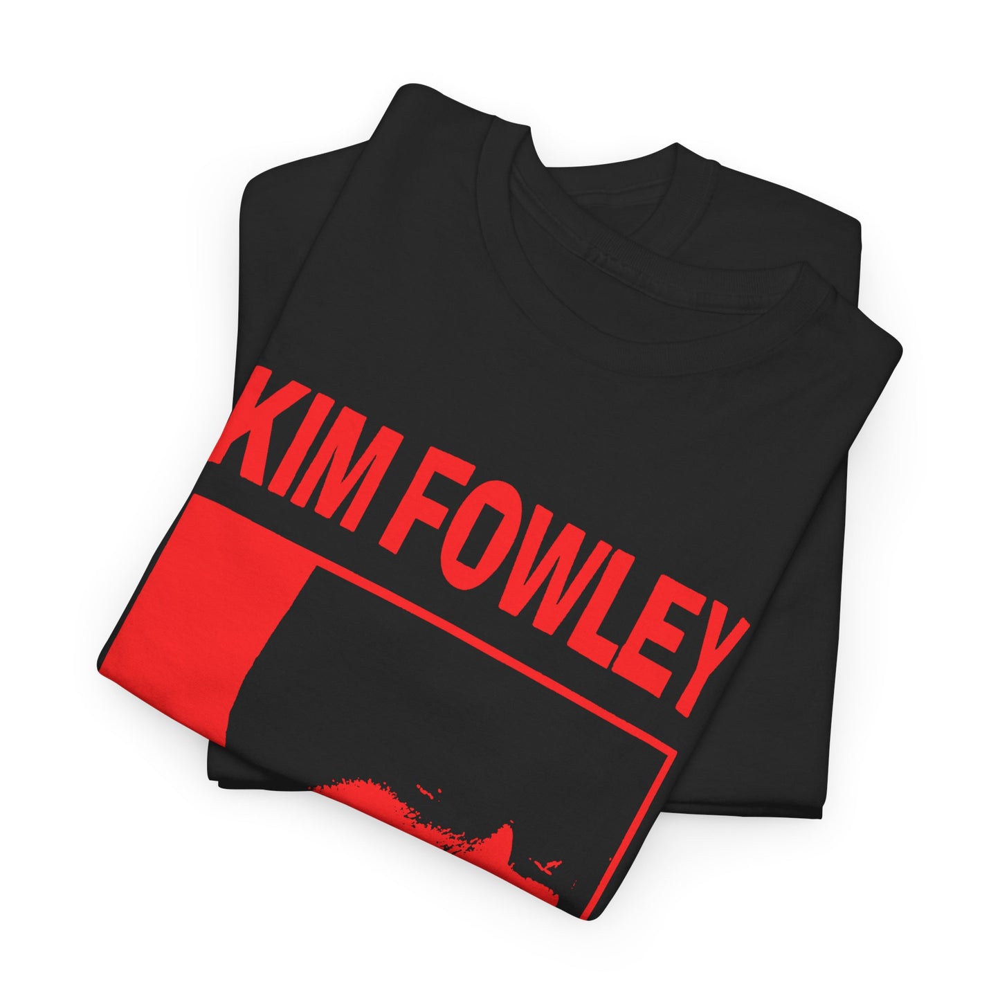 kim fowley show poster fan art reproduction red graphic tshirt