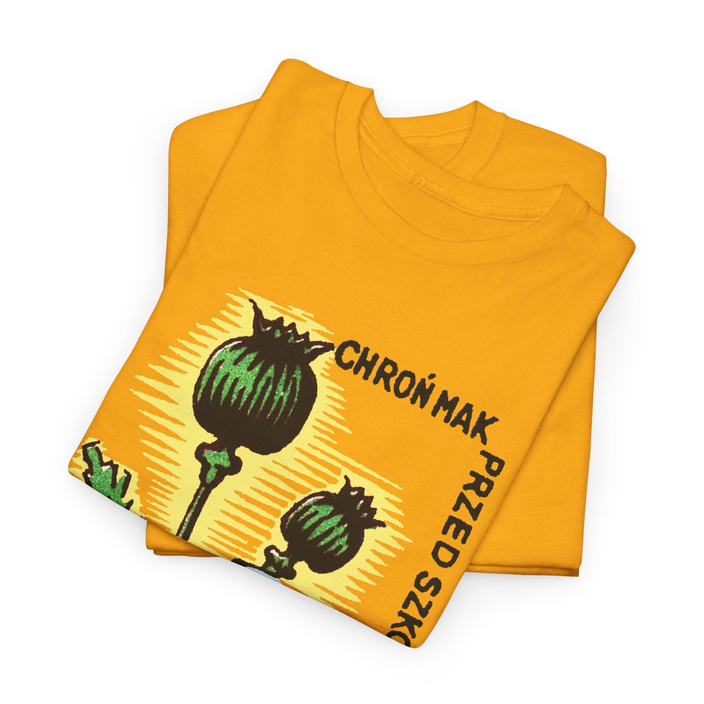 vintage polish matchbox graphic protect poppies from pests pesticide ad tshirt