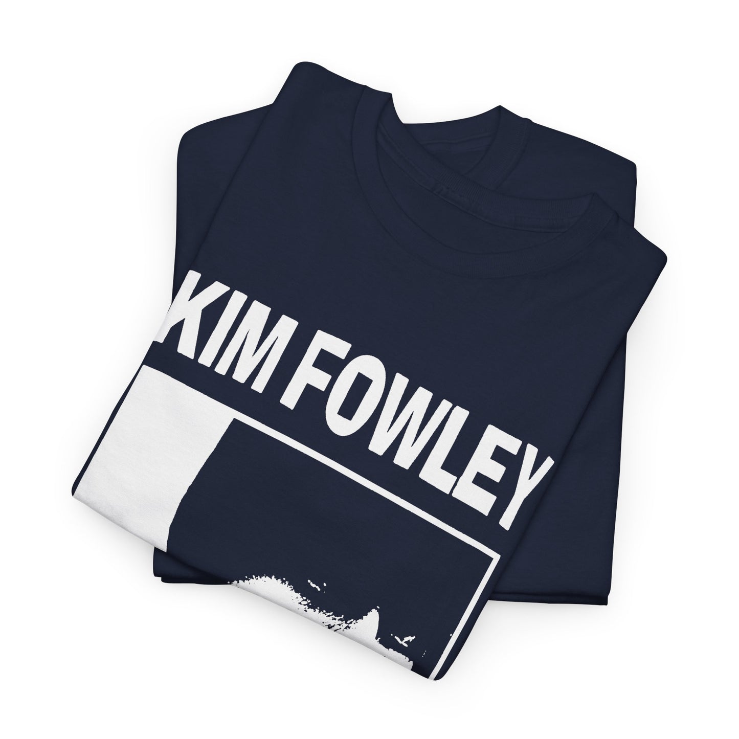 kim fowley show poster fan art reproduction white graphic tshirt