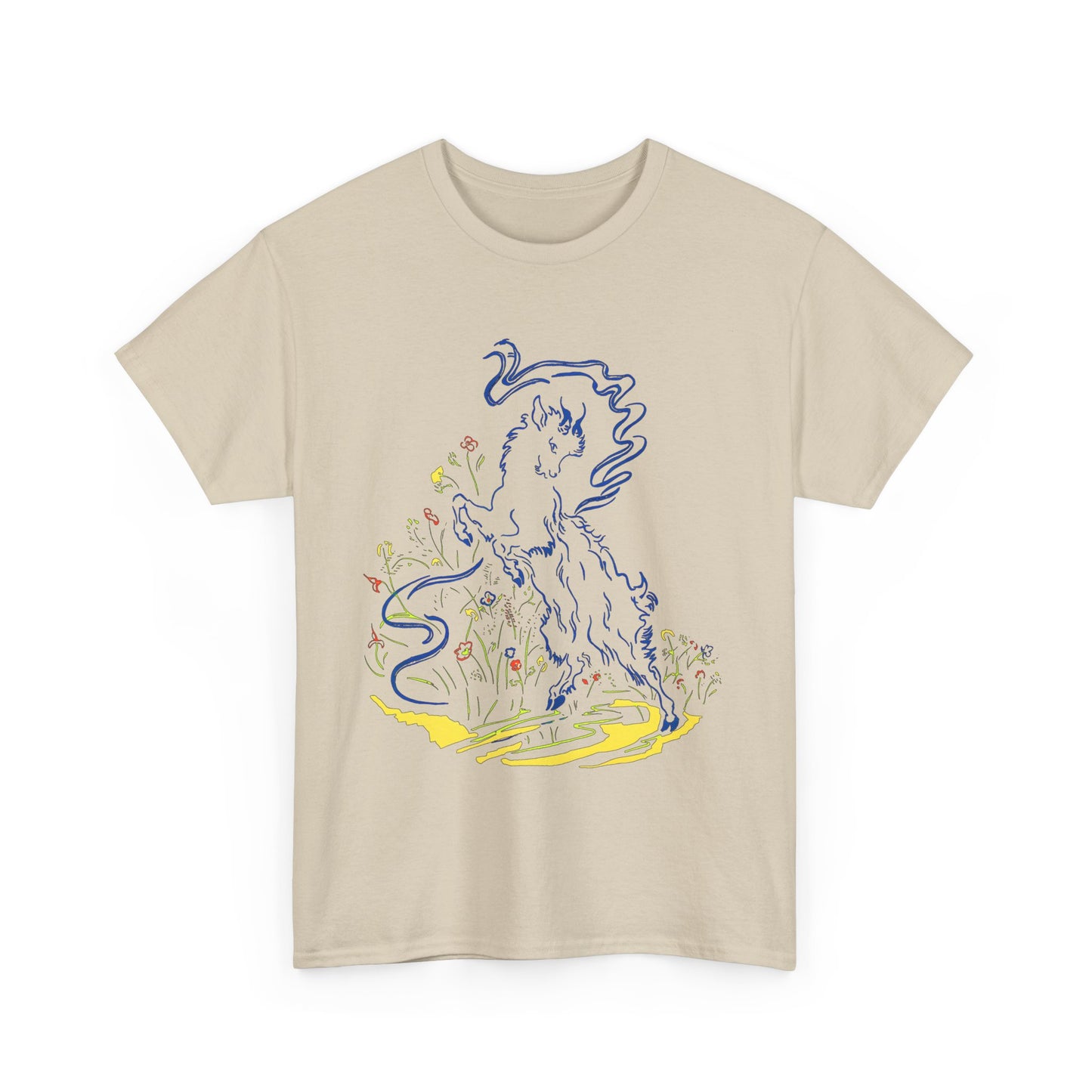 mid twentieth century french children's book la chèvre de monsieur seguin goat book cover tshirt