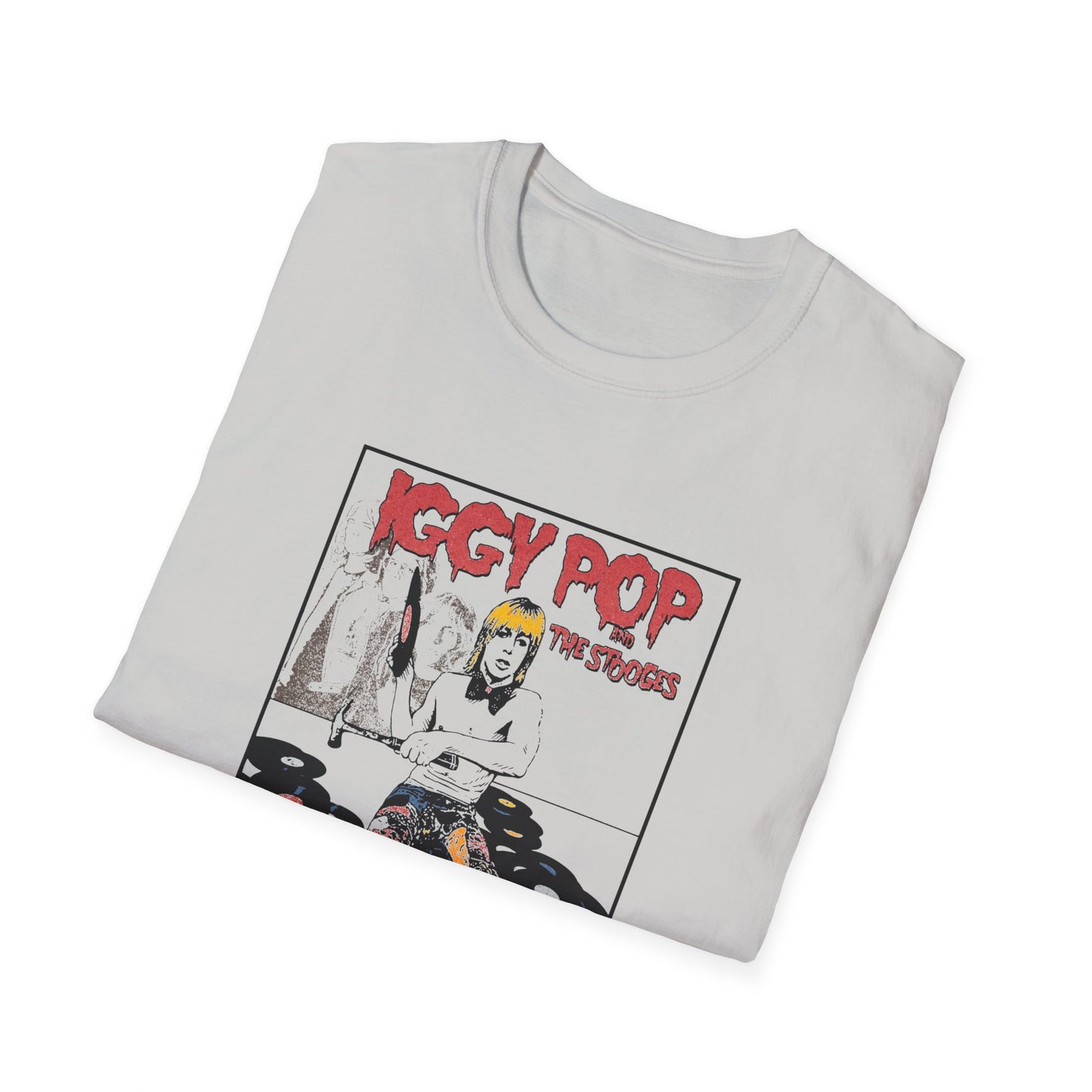 iggy pop and the stooges 1974 tour poster tshirt