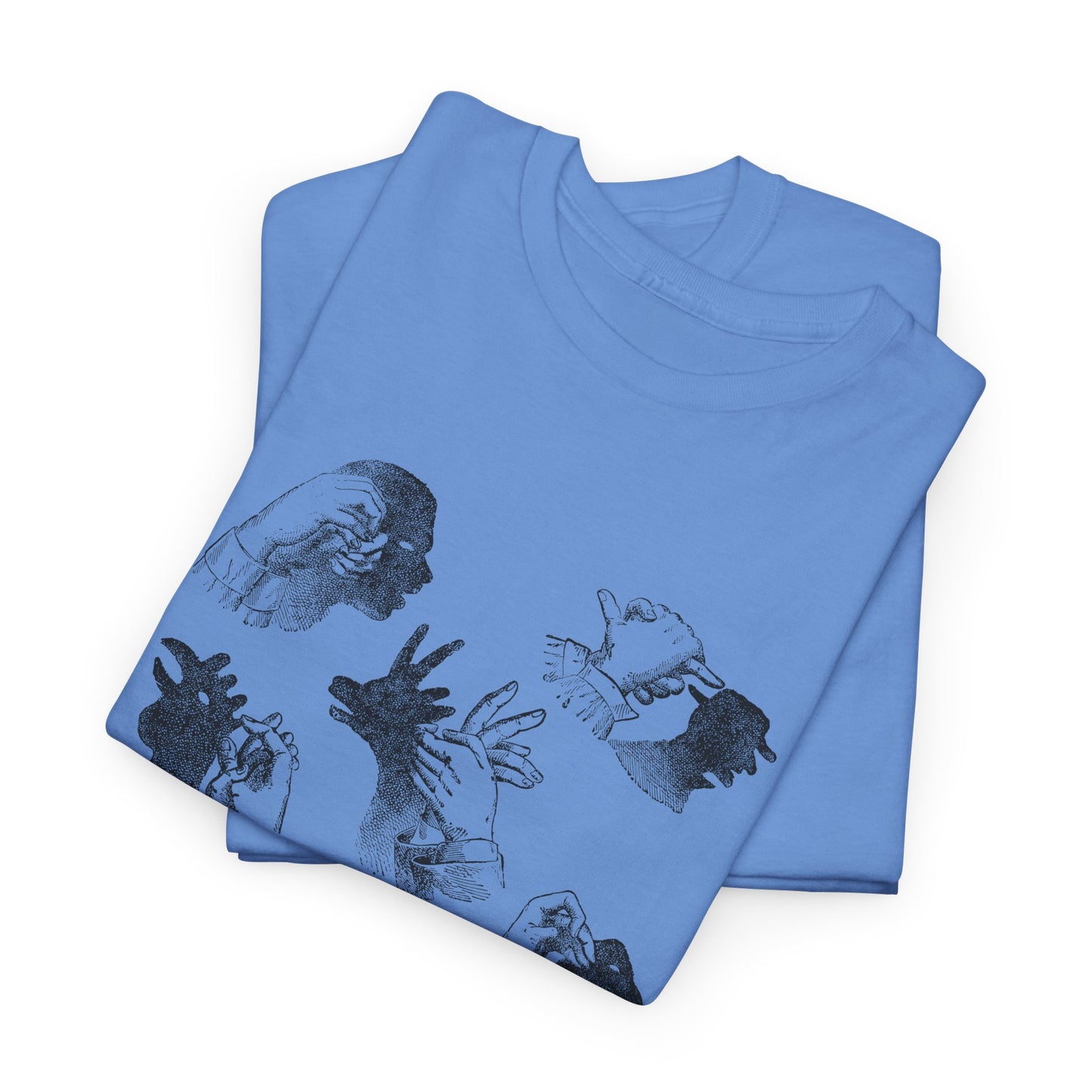 1883 hand shadows on the wall illustration from popular scientific recreations book tshirt