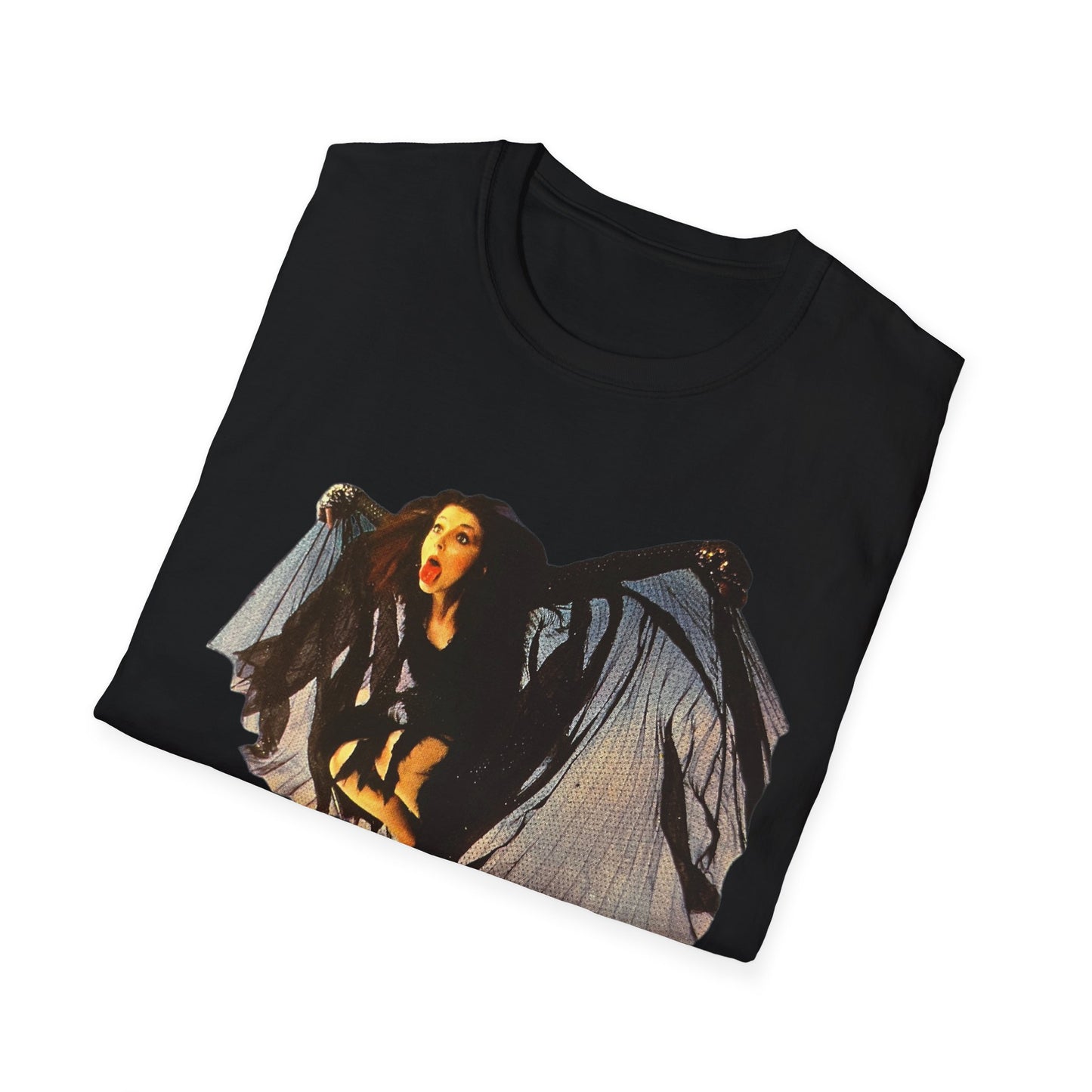 kate bush as a bat on never for ever tshirt