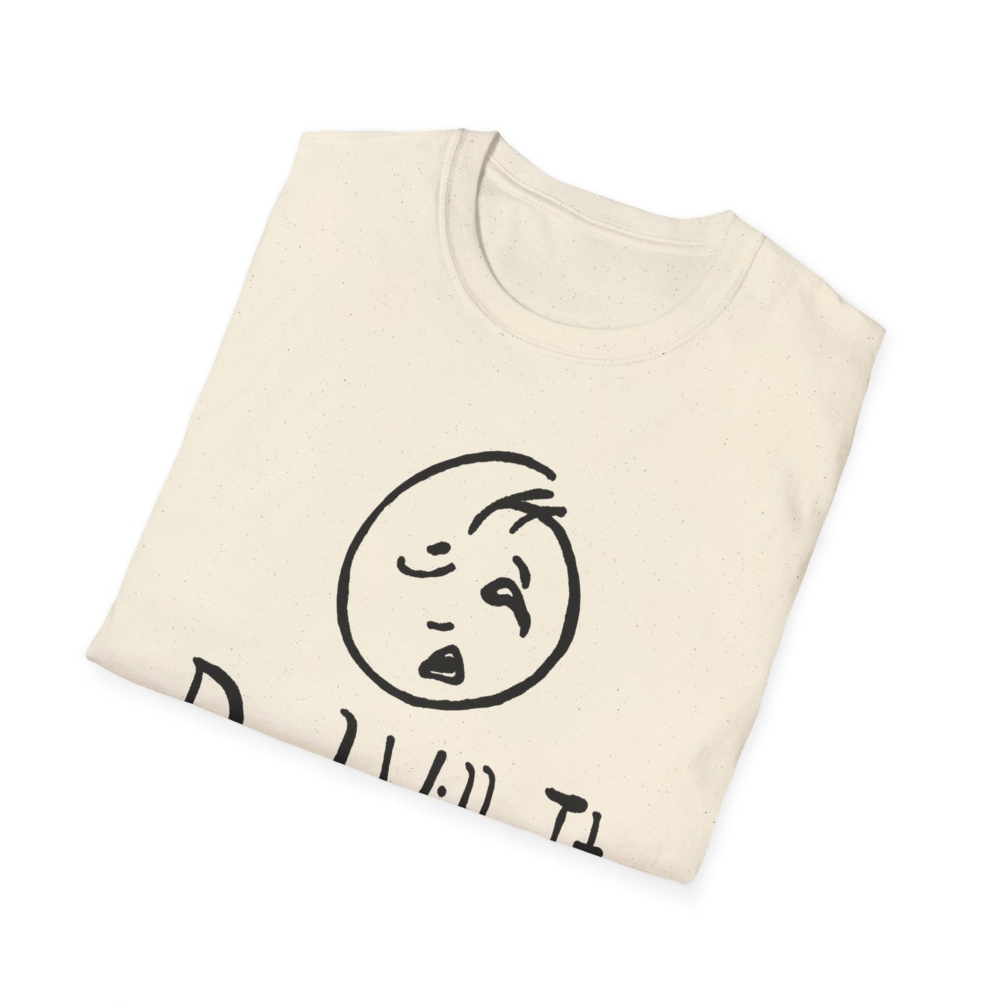 deal with it weird sad guy tshirt