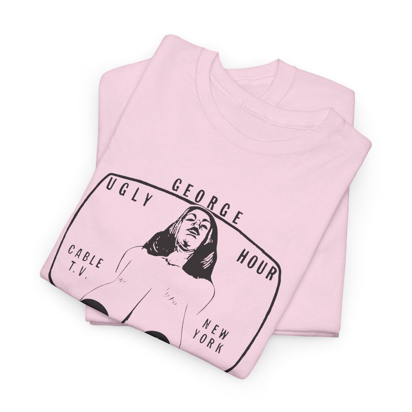 1970s ugly george hour truth sex violence vintage reproduction tshirt