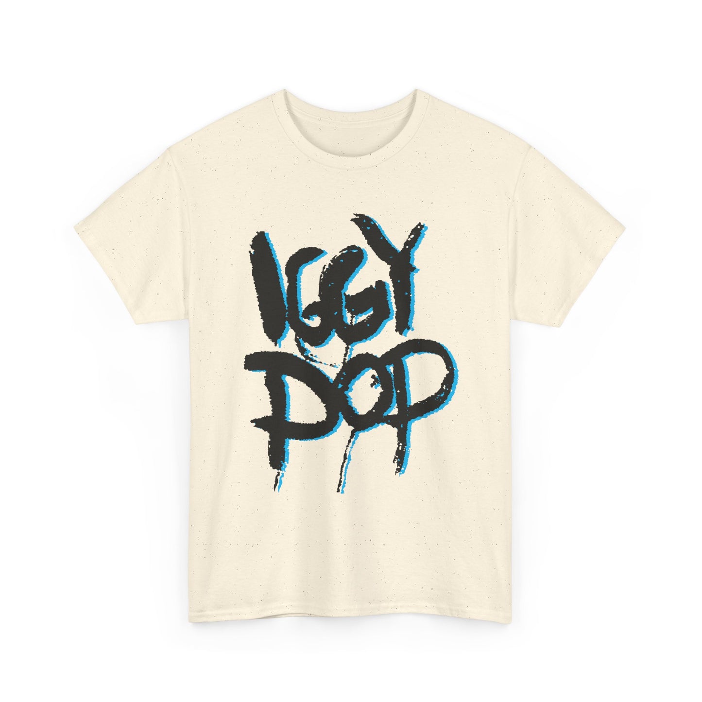 vintage iggy pop fan art reproduction tshirt