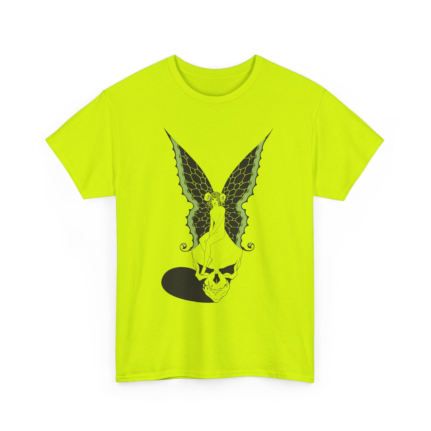 1920s art nouveau fairy skull art by sergei pavlovich lodygin tshirt