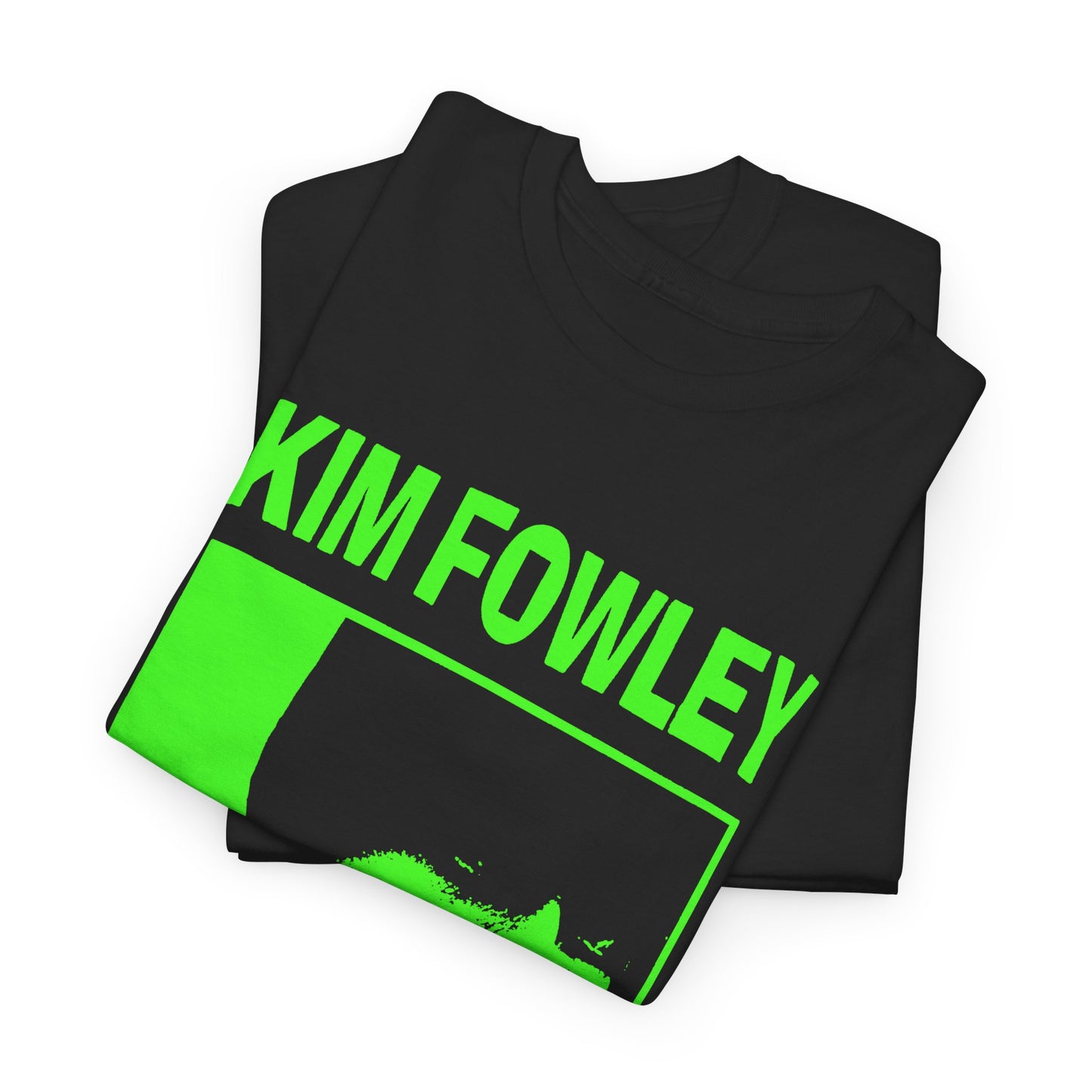 kim fowley show poster fan art reproduction green graphic tshirt