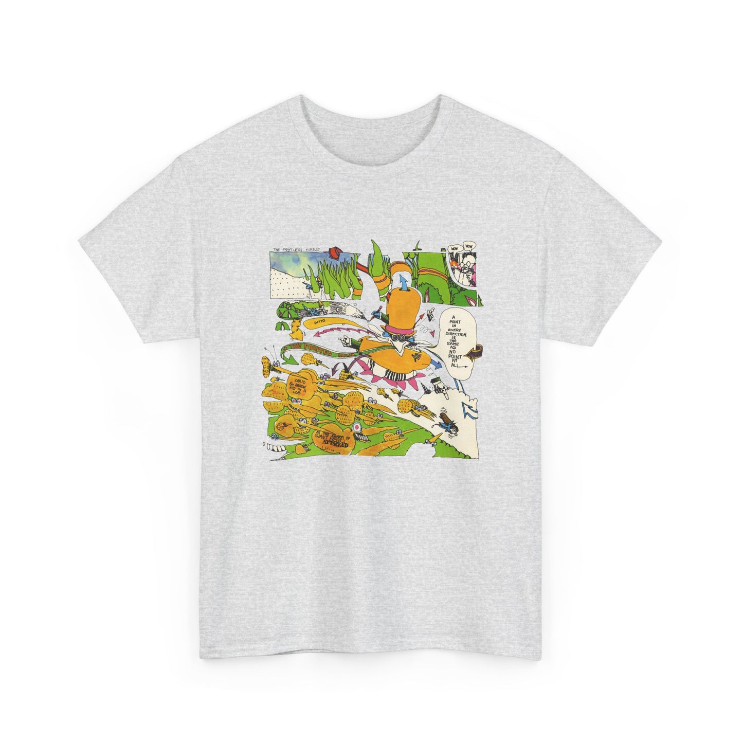 the point! 1970 harry nilsson record comic reproduction tshirt