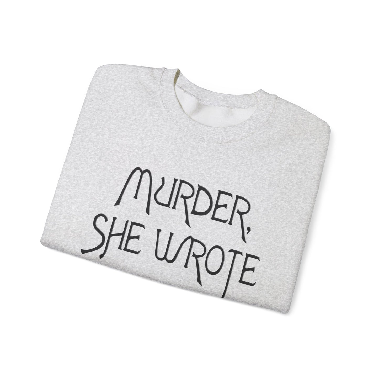 murder, she wrote vintage style unisex heavy blend crewneck sweatshirt