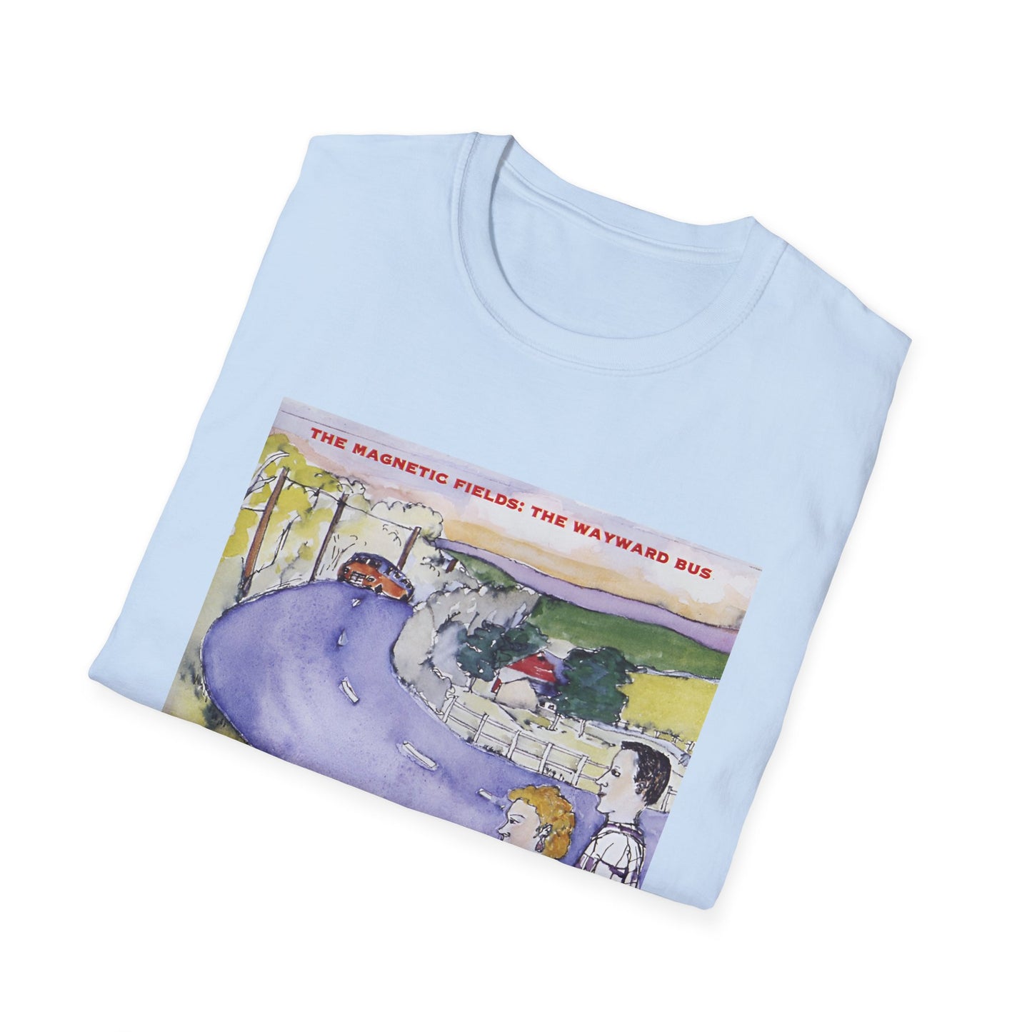 the magnetic fields 1992 the wayward bus album tshirt