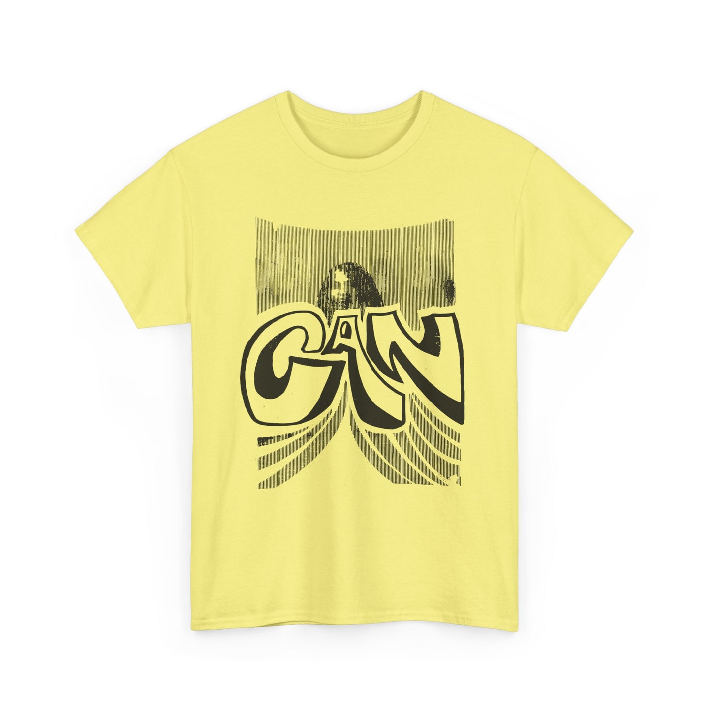 legendary german krautrock band can 1970's show poster reproduction tshirt