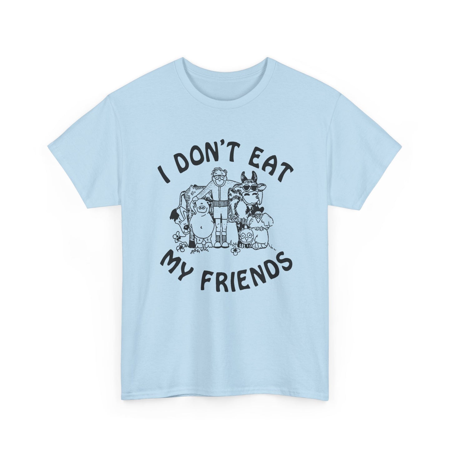 vintage i don't eat my friends as worn by elvira mistress of the dark reproduction tshirt