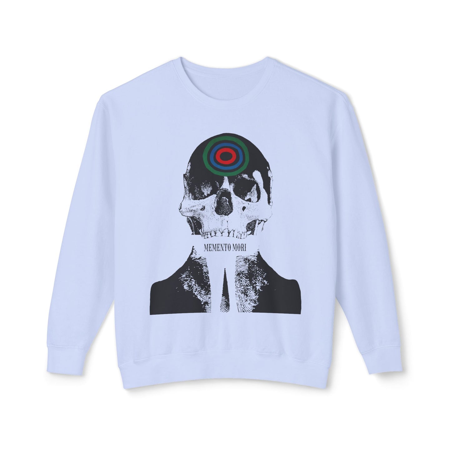 polish movie poster for alfred hitchcock's vertigo with memento mori 100% cotton sweatshirt