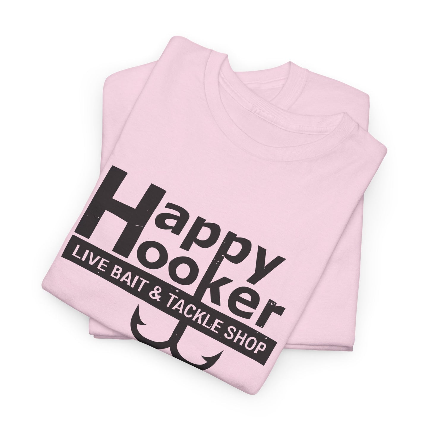 happy hooker live bait and tackle shop vintage reproduction tshirt