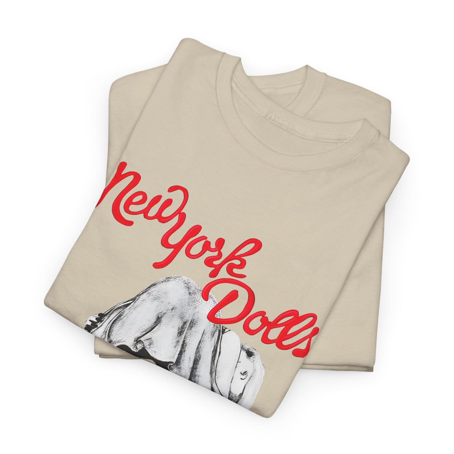 vintage new york dolls reproduction tshirt