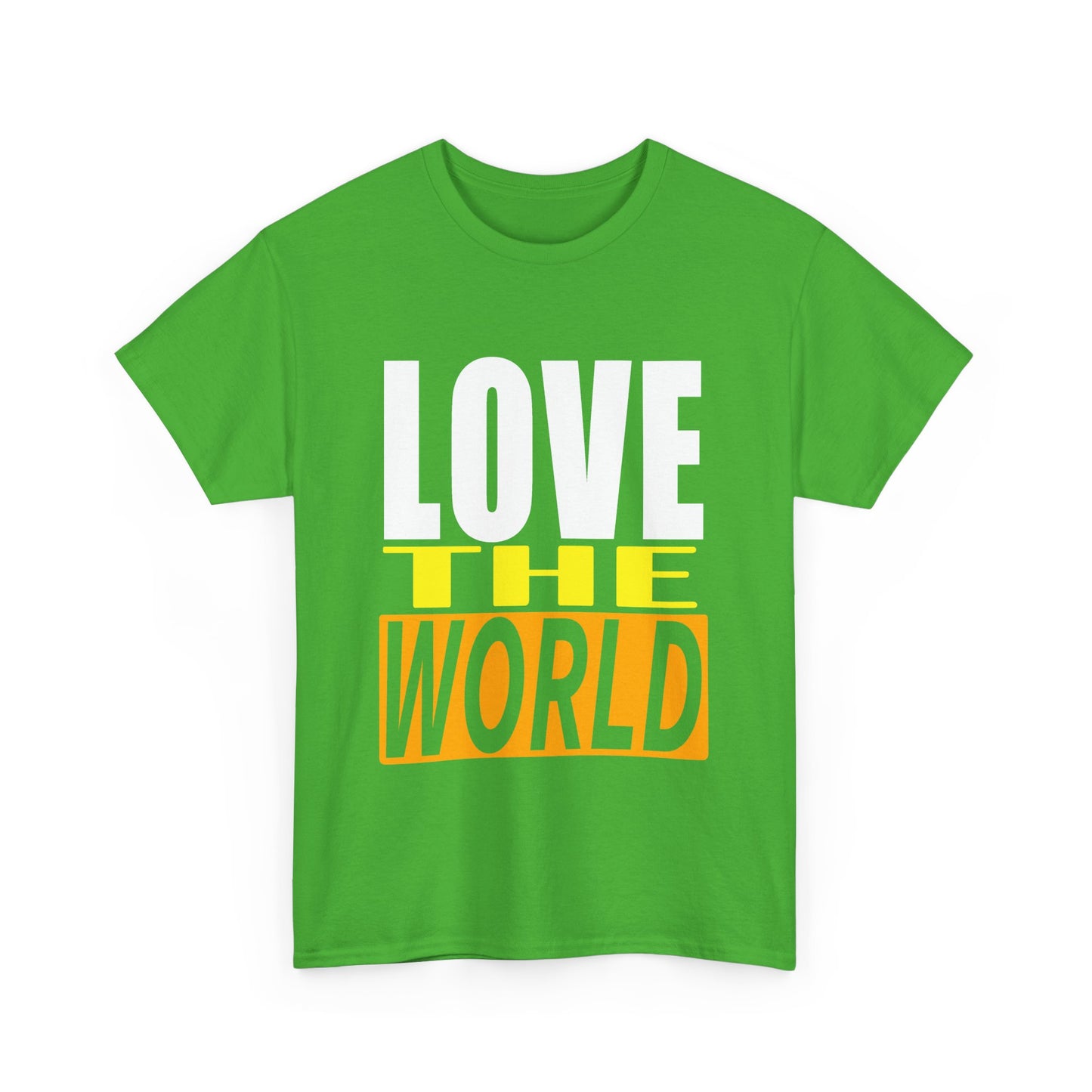 love the world vintage design tshirt