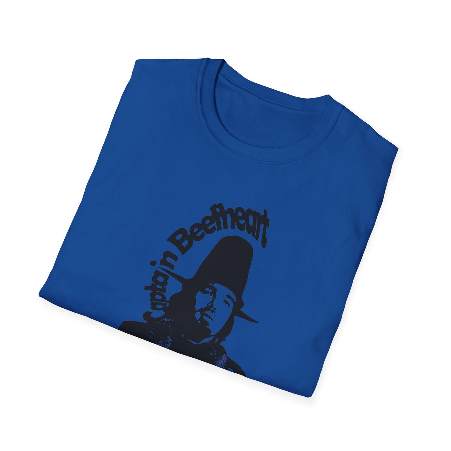 captain beefheart stencil in black tshirt