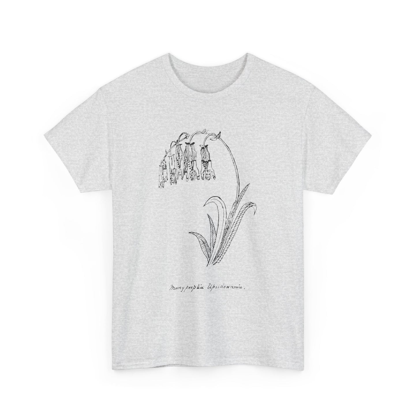 1887 edward lear nonsense botany many peeplia upsidownnia tshirt