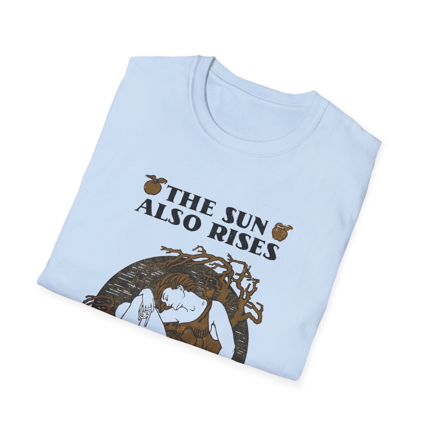1926 ernest hemingway book cover by cleo damianakes for "the sun also rises" the tshirt