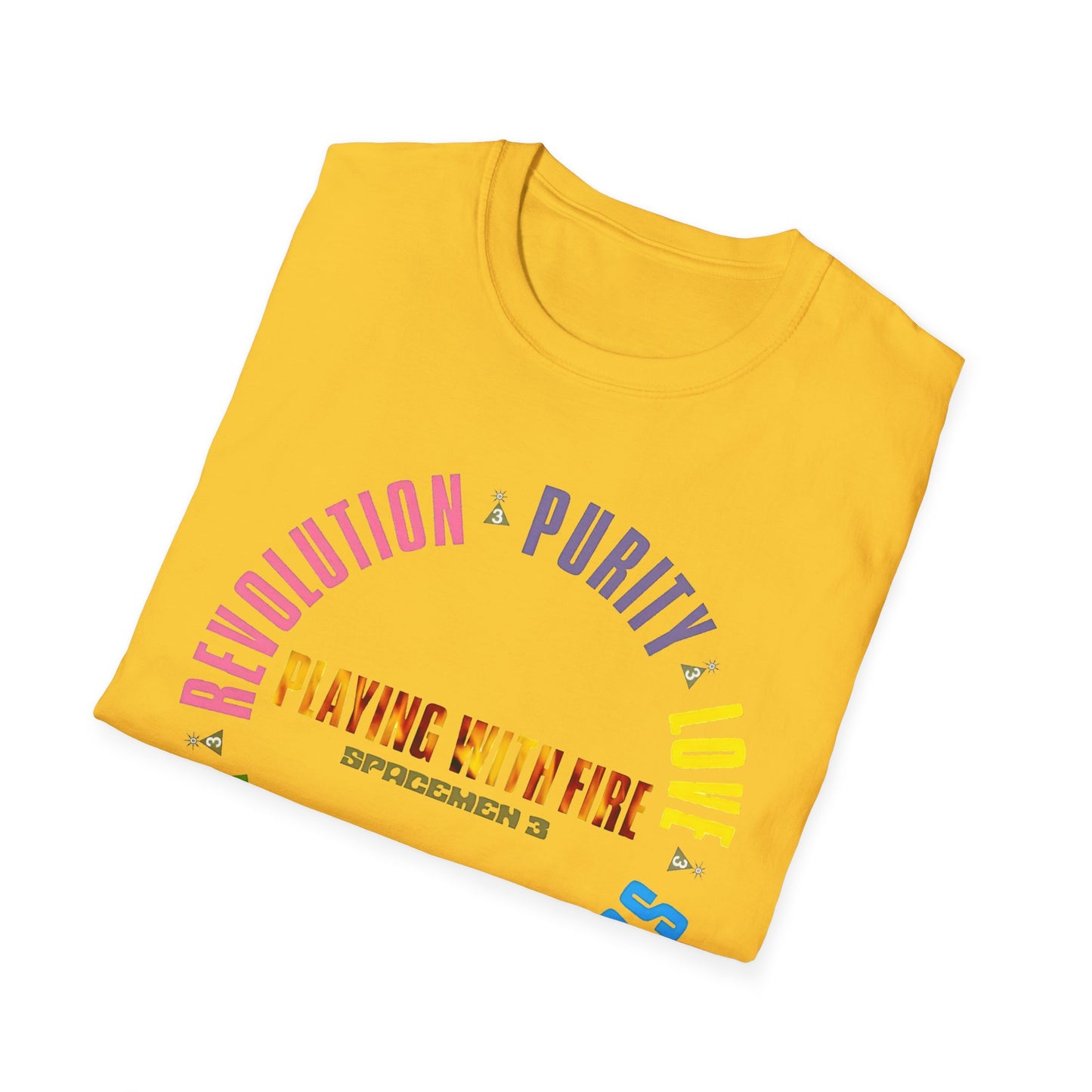 spacemen 3 1989 playing with fire album cover tshirt