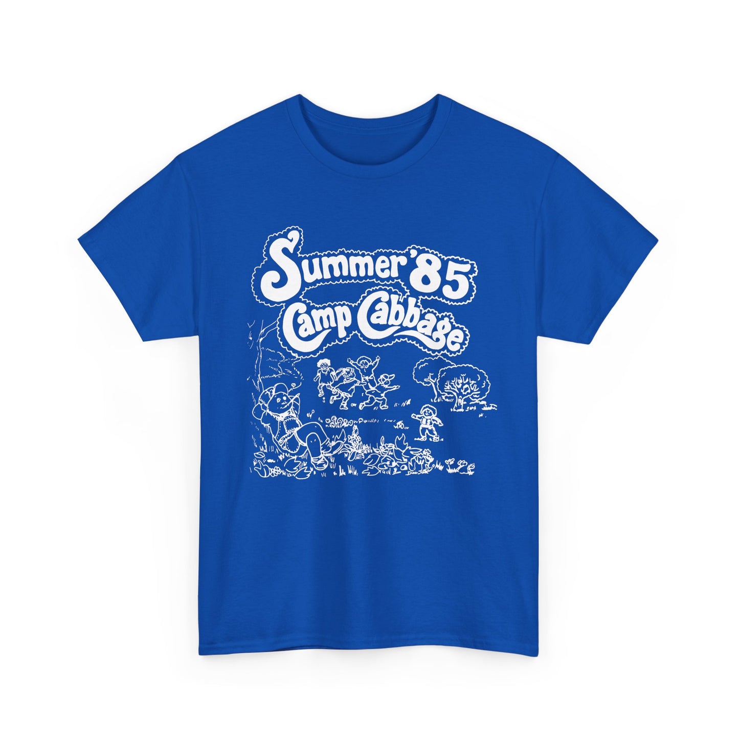 1985 vintage camp cabbage hobby city anaheim reproduction tshirt
