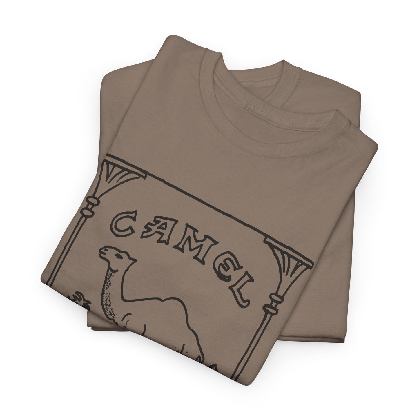 vintage camel cigarettes drawing reproduction tshirt