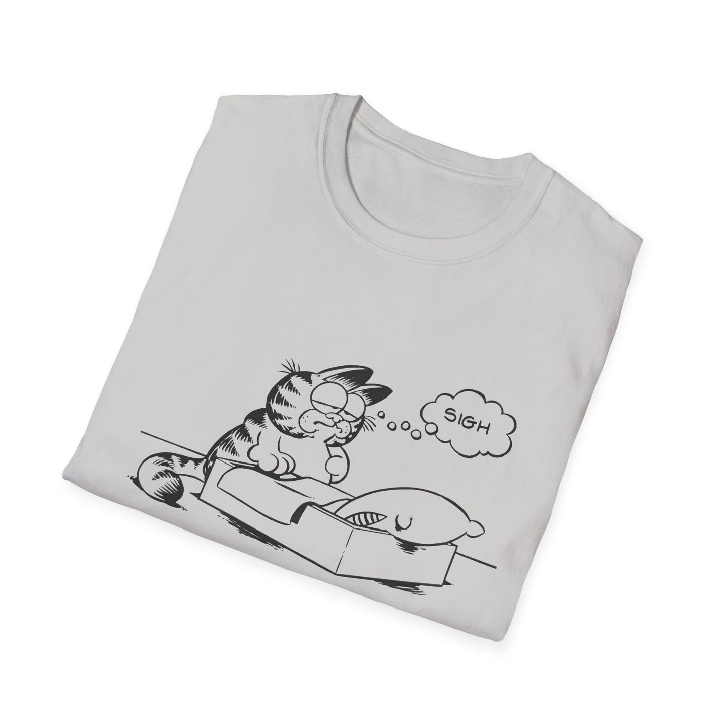 garf sighing tshirt
