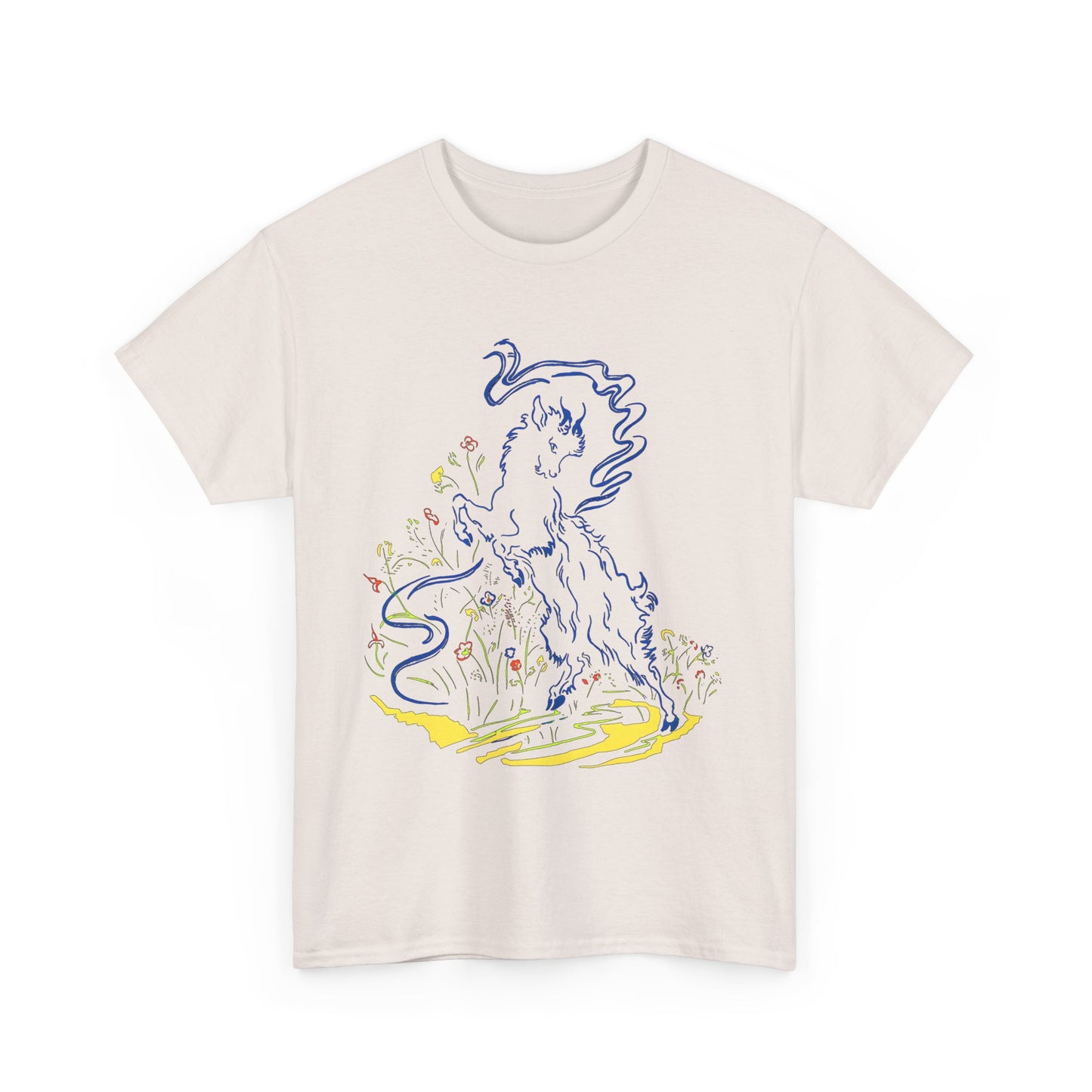 mid twentieth century french children's book la chèvre de monsieur seguin goat book cover tshirt